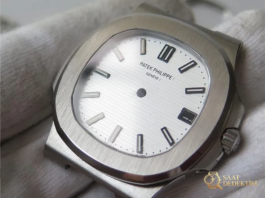 PPF Factory V3 Patek Philippe 5719/10G-010 Beyaz Altın Nautilus Yıldız Kaplı Kadran Kol Saati - Bilezik, Toka ve Klips Mekanizması