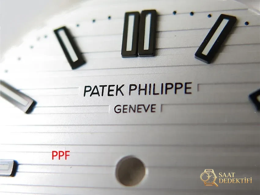 PPF Factory V3 Patek Philippe 5719/10G-010 Beyaz Altın Nautilus Yıldız Kaplı Kadran Kol Saati - Mekanizma Zemberek ve Balans Detayı