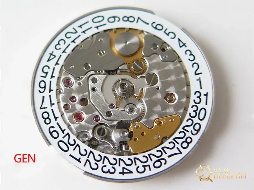 PPF Factory V3 Patek Philippe 5719/10G-010 Beyaz Altın Nautilus Yıldız Kaplı Kadran Kol Saati - Kadran İbreleri ve Saniye Akışı
