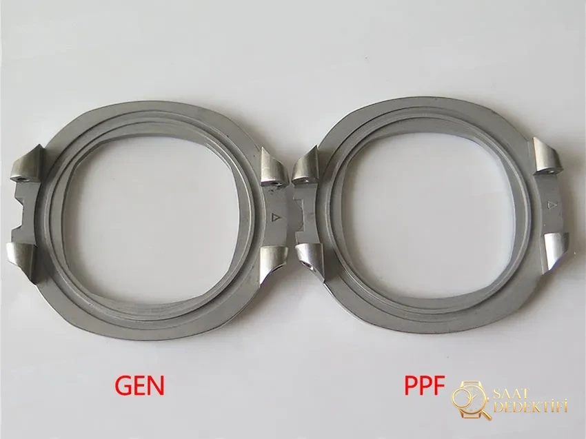 PPF Factory V3 Patek Philippe 5719/10G-010 Beyaz Altın Nautilus Yıldız Kaplı Kadran Kol Saati - Takimetre Skalası ve Baskı Keskinliği