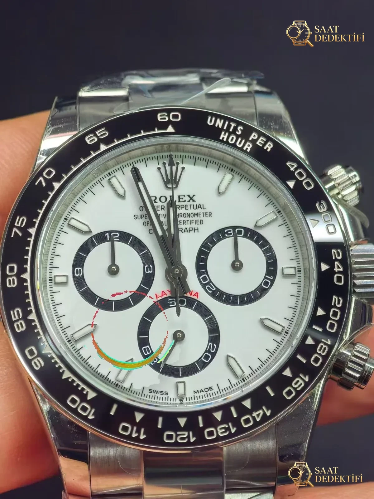 QF Daytona Free-Sprung 4131 V5 - Arka Kapak ve Mekanizma Detayı