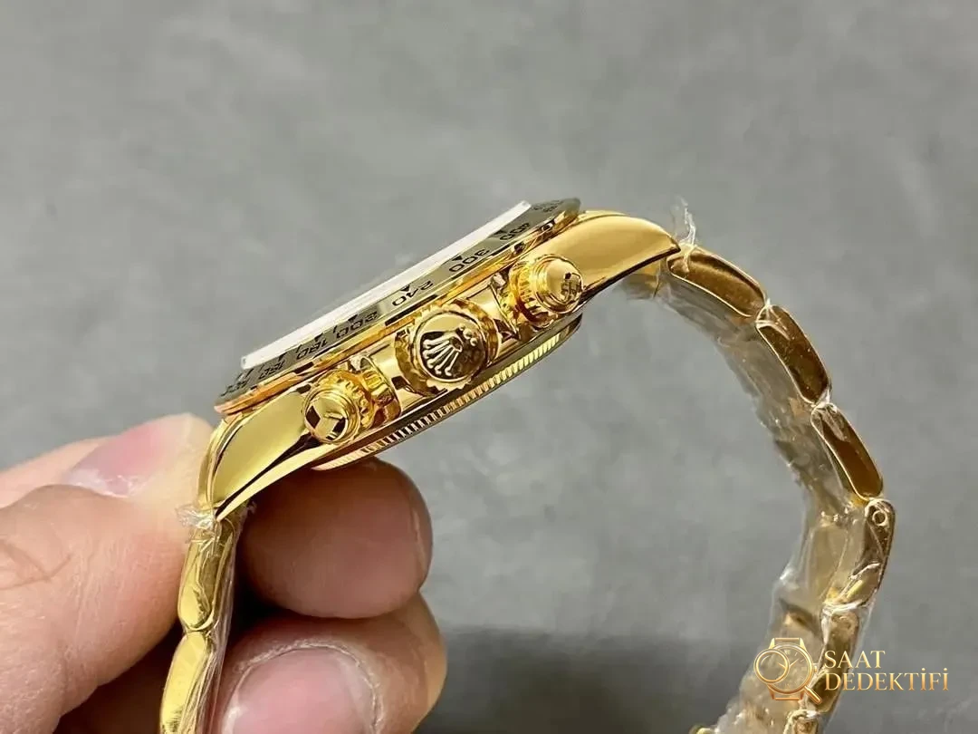 QF Factory Rolex Daytona, 174 gram ağırlık, altın kaplama yükseltmeye uygun - Klips Kilidi ve Lazer Damgalar