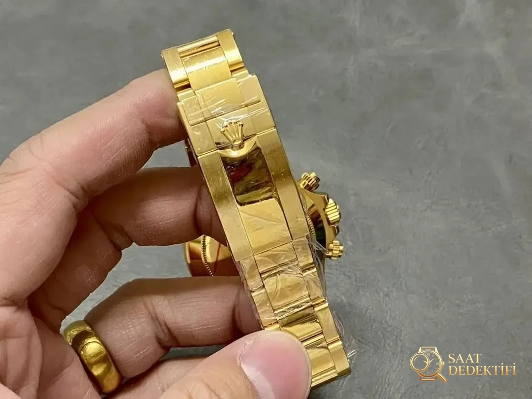 QF Factory Rolex Daytona, 174 gram ağırlık, altın kaplama yükseltmeye uygun - Fosfor ve Super-LumiNova Gece Görünümü
