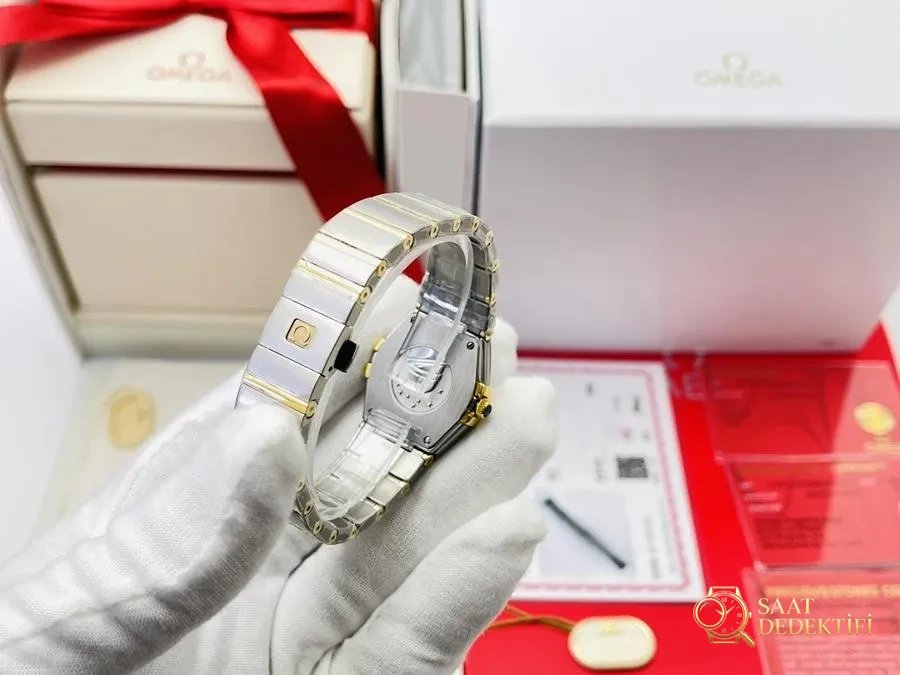 QTQ Factory Omega Xiaohongshu popüler modeli, dördüncü nesil Constellation ölümsüz klasik model - Bilezik, Toka ve Klips Mekanizması