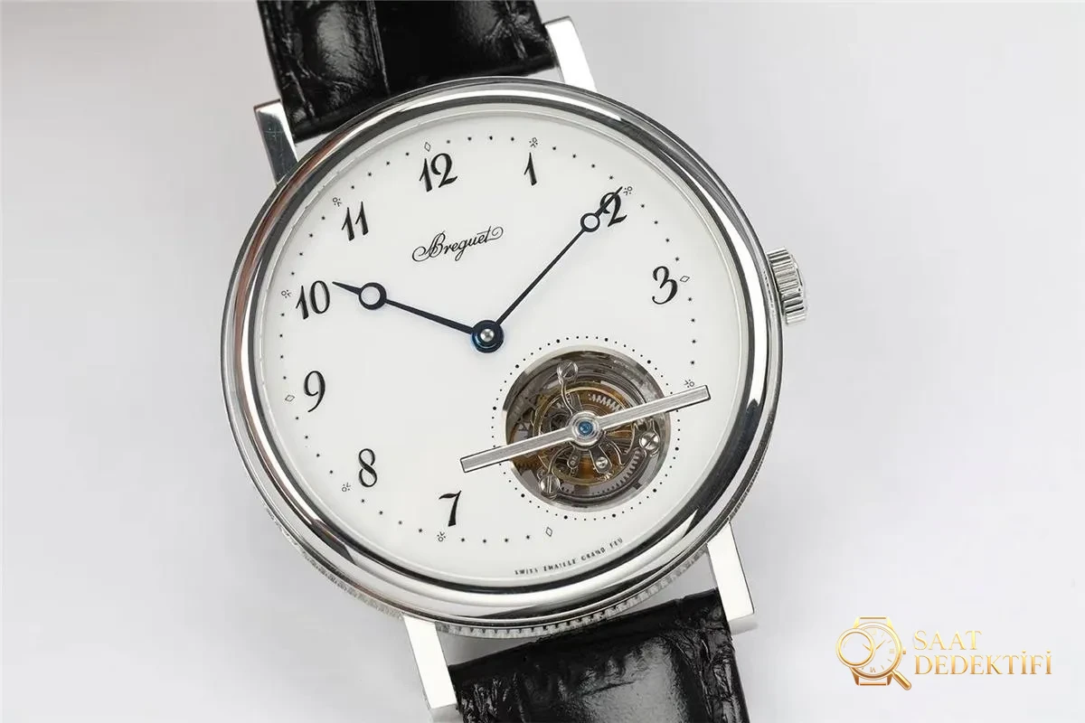 R8 Breguet 5 kadran konumu tourbillon 5367 beyaz kadran - Arka Kapak ve Mekanizma Detayı