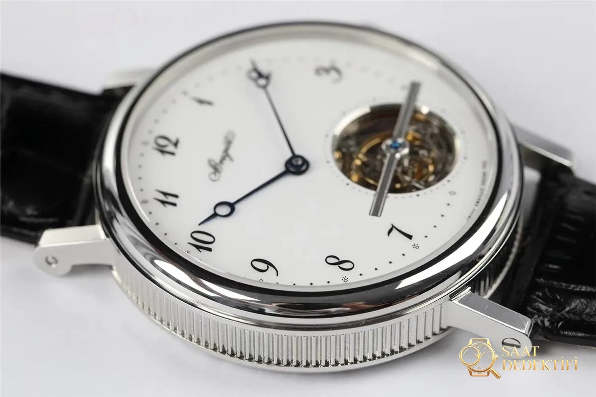 R8 Breguet 5 kadran konumu tourbillon 5367 beyaz kadran - Makro Kadran ve İndeks İşçiliği