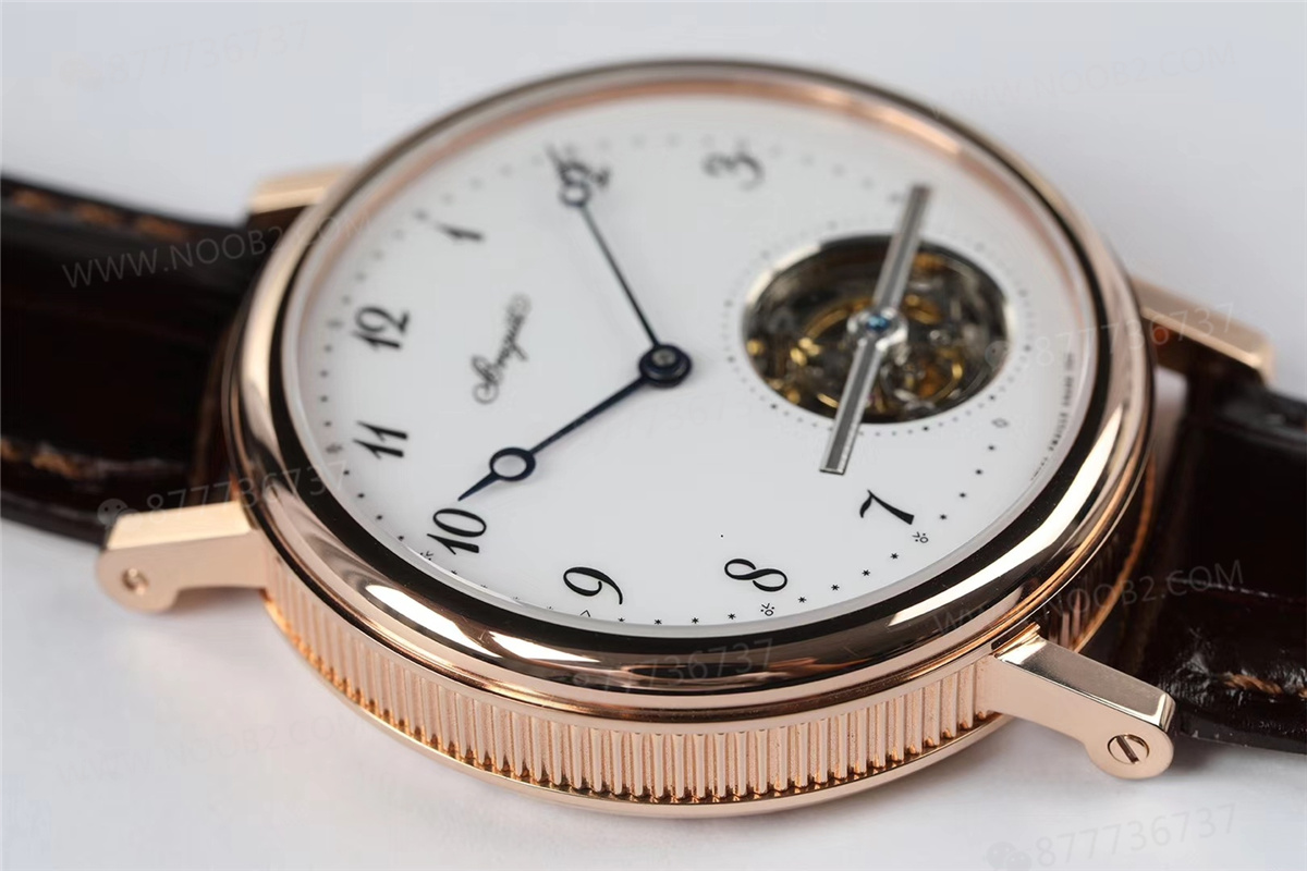 R8 Breguet 5 saat konumu tourbillon 5367 beyaz kadran altın kasa — 6. fotoğraf