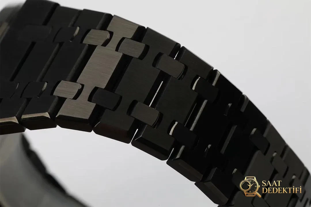 R8 Factory Audemars Piguet Royal Oak Tourbillon V2 Модернизированная версия Полностью черные наручные часы с фосфором и люминесцентным покрытием Super-LumiNova Night View