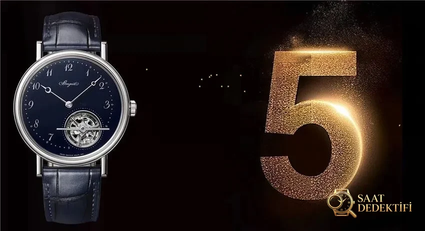R8 Reloj de pulsera ultrafino Breguet 5367 Tourbillon Classique nuevo de fábrica - Contraportada y detalle del mecanismo