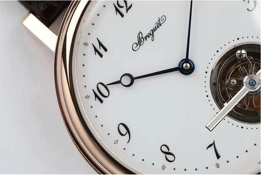 R8 Factory yeni Breguet 5367 Tourbillon Classique klasik seri ultra ince kol saati — 17. fotoğraf