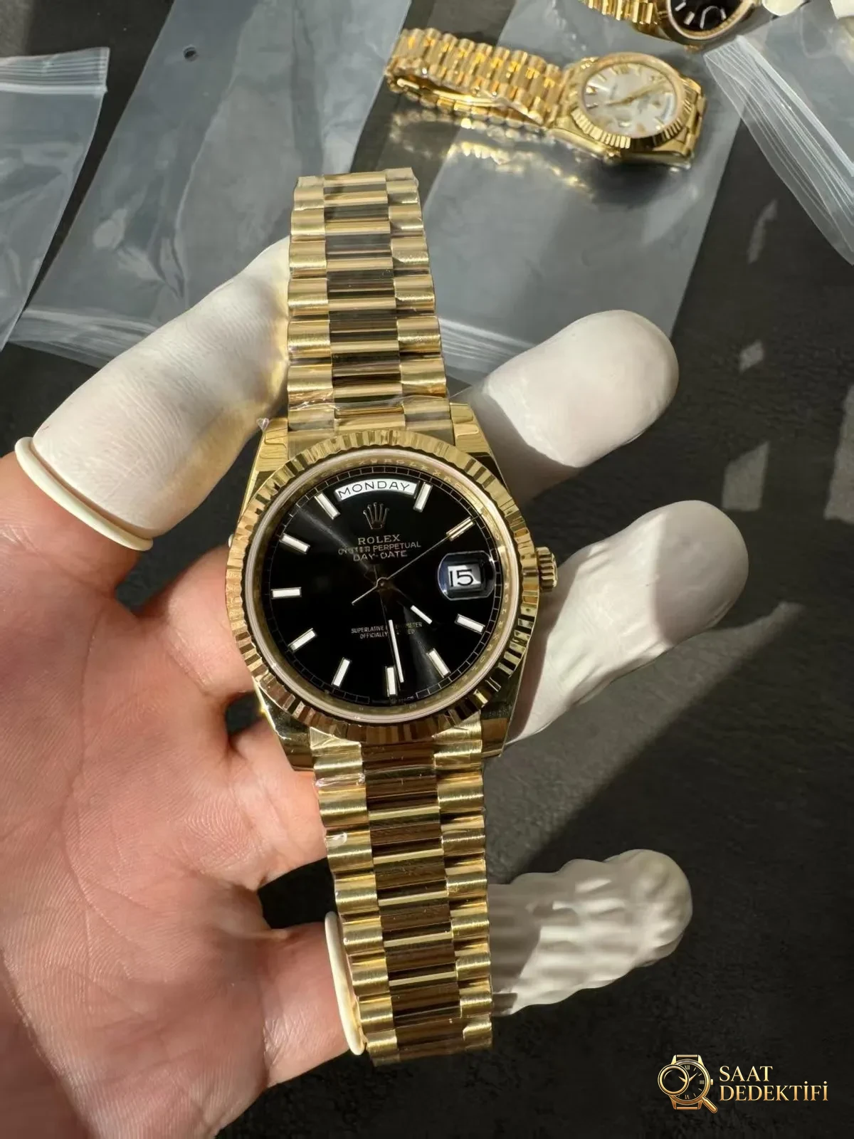 Rolex Day-Date Replika Saat İncelemesi - Ön Görünüm ve Kasa Tasarımı