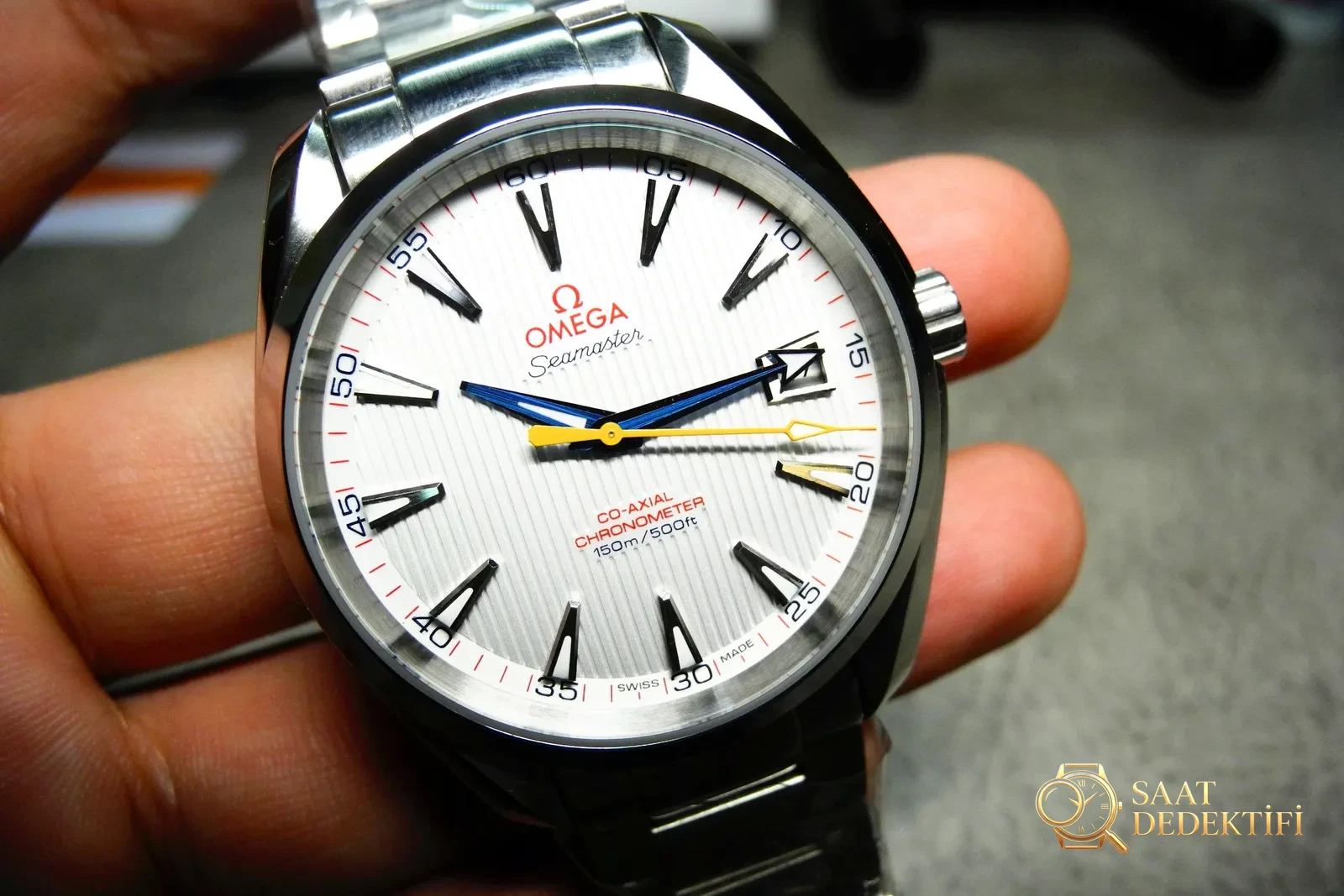 Omega Aqua Terra 150M Beyaz Kadran