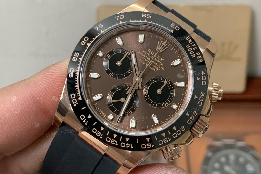 Replika 4130 mekanizmasının gelişim tarihi – BT Factory Rolex Daytona çikolata kadran gerçek çekim fotoğrafları — 6. fotoğraf