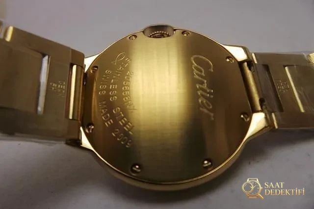 Cartier Ballon Bleu Kasa Arkası
