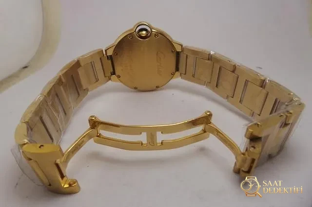 Cartier Ballon Bleu Sarı Altın Kapama Tokası