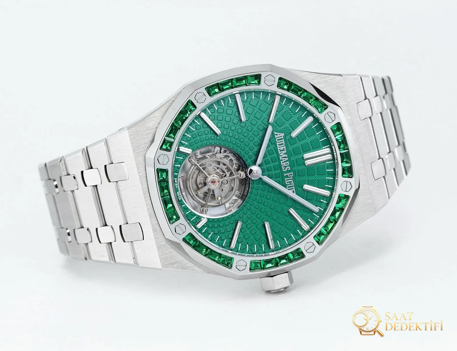 Replika dünyasının zirve yapımı! BBS Factory 2025 gururla sunar — Audemars Piguet Royal Oak otomatik kurulumlu uçan tourbillon kol saati - Bilezik, Toka ve Klips Mekanizması