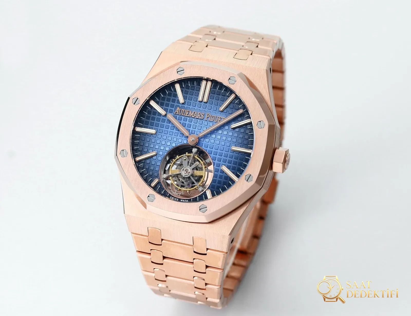 Replika dünyasının zirve yapımı! BBS Factory 2025 gururla sunar — Audemars Piguet Royal Oak otomatik kurulumlu uçan tourbillon kol saati - Bilezik, Toka ve Klips Mekanizması
