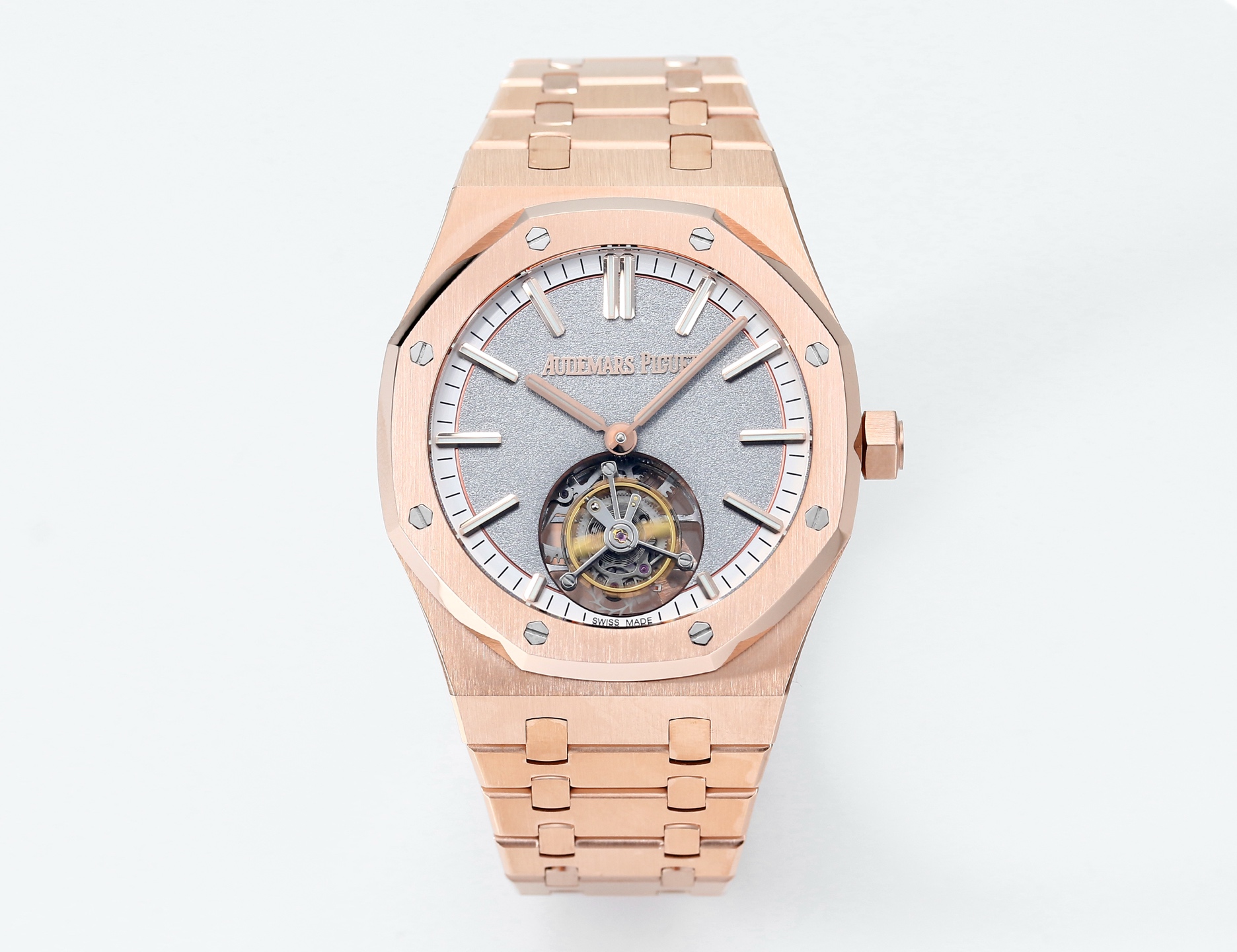 Replika dünyasının zirve yapımı! BBS Factory 2025 gururla sunar — Audemars Piguet Royal Oak otomatik kurulumlu uçan tourbillon kol saati — 115. fotoğraf