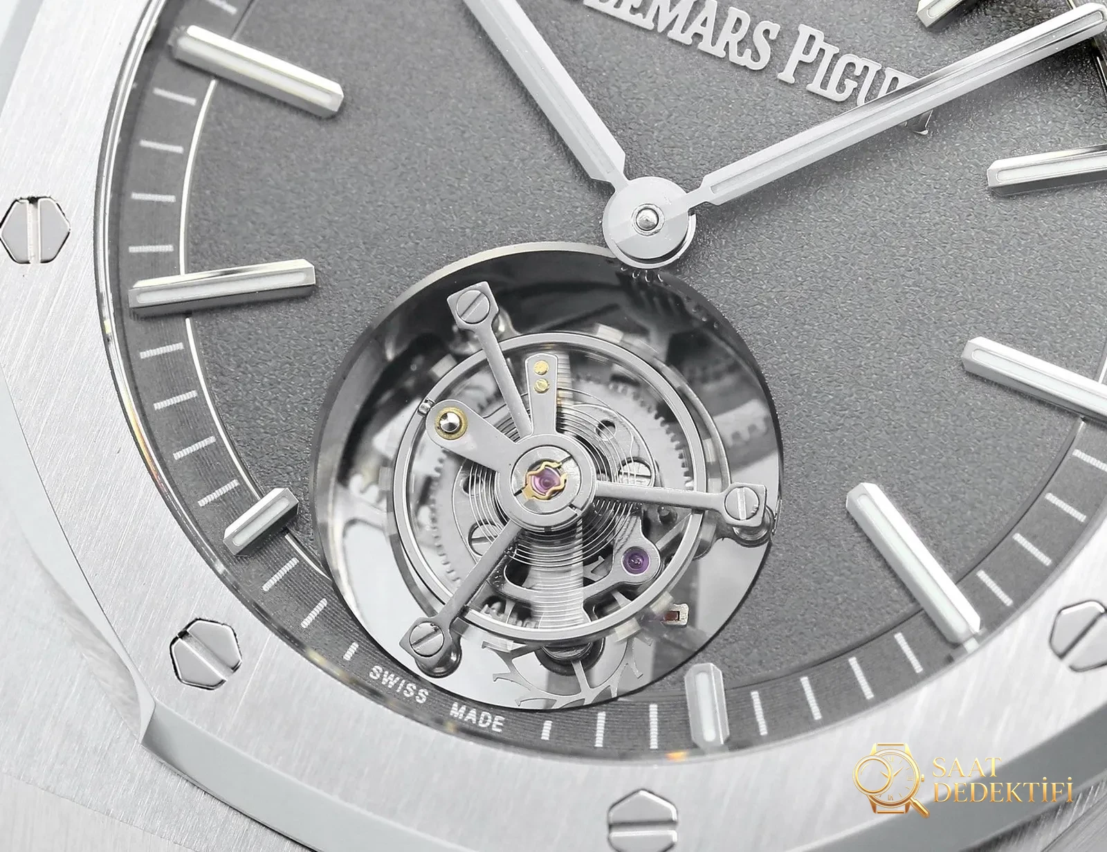 Replika dünyasının zirve yapımı! BBS Factory 2025 gururla sunar — Audemars Piguet Royal Oak otomatik kurulumlu uçan tourbillon kol saati - Kadran Güneş Işını (Sunburst) Efekti