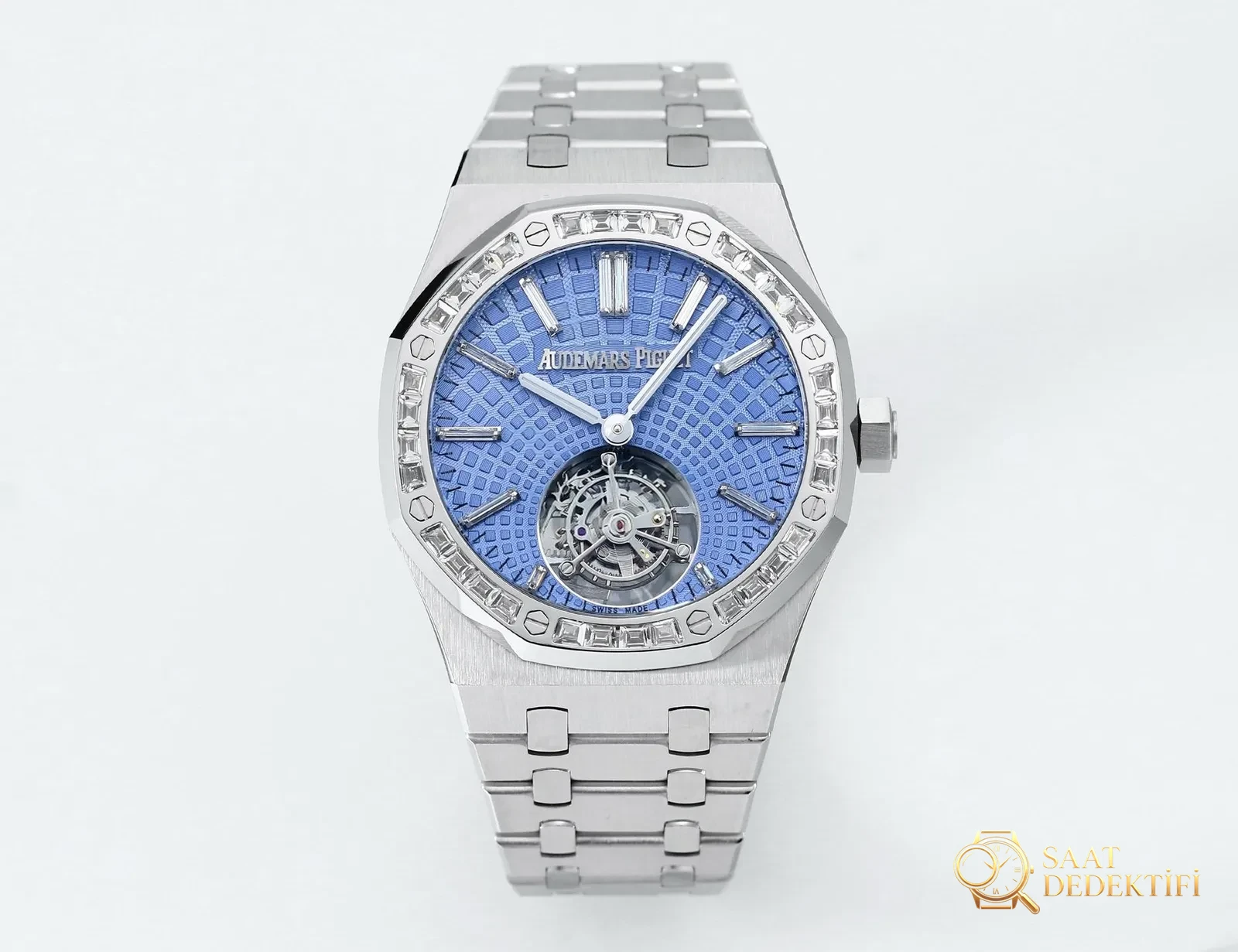 Replika dünyasının zirve yapımı! BBS Factory 2025 gururla sunar — Audemars Piguet Royal Oak otomatik kurulumlu uçan tourbillon kol saati - Kasa Çeliği ve Polisaj Kalitesi