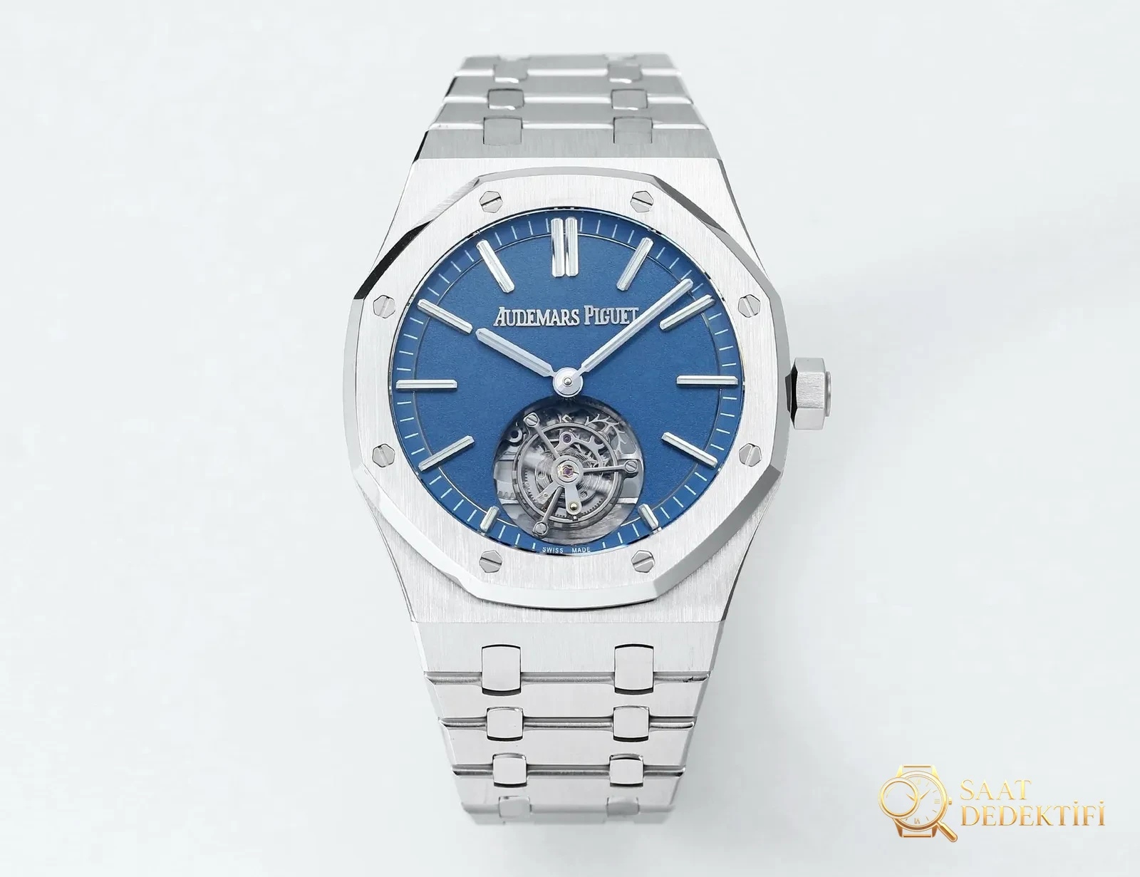Replika dünyasının zirve yapımı! BBS Factory 2025 gururla sunar — Audemars Piguet Royal Oak otomatik kurulumlu uçan tourbillon kol saati - Yan Profil Kalınlık ve Ergonomik Kavis