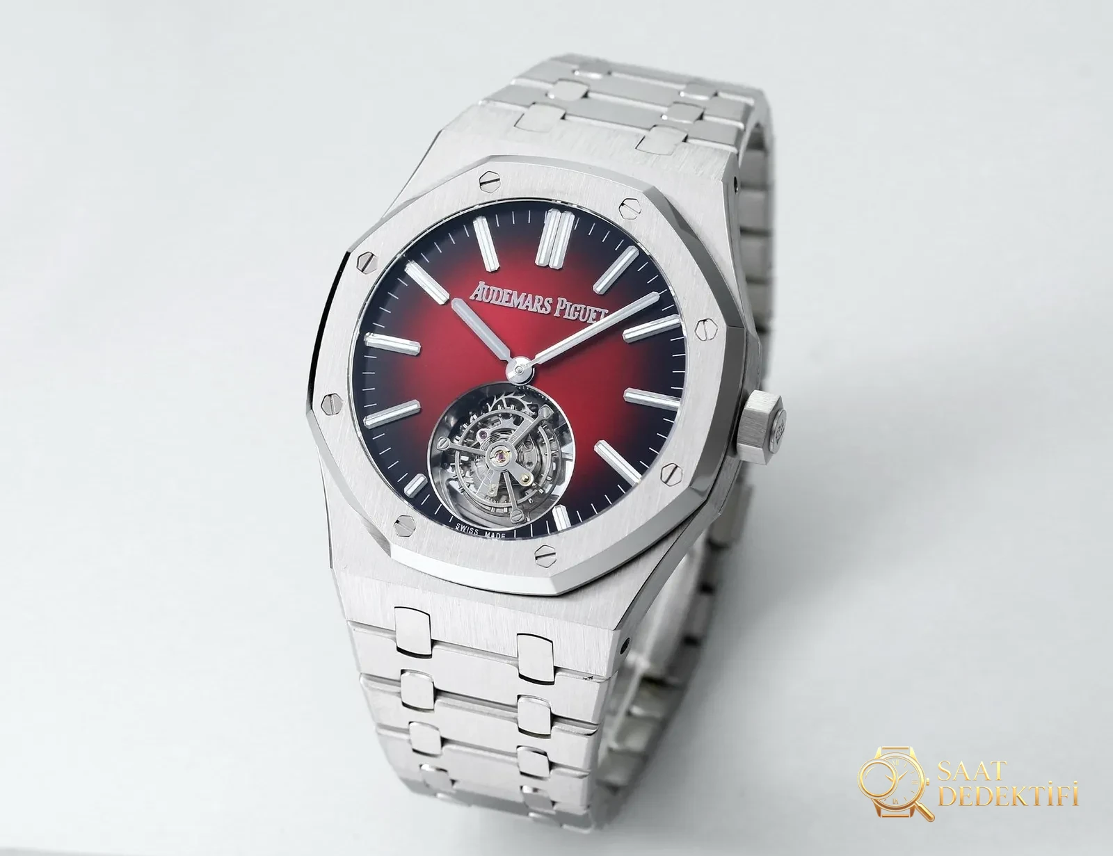 Replika dünyasının zirve yapımı! BBS Factory 2025 gururla sunar — Audemars Piguet Royal Oak otomatik kurulumlu uçan tourbillon kol saati - Saat İbreleri Elmas Kesim Yansımaları