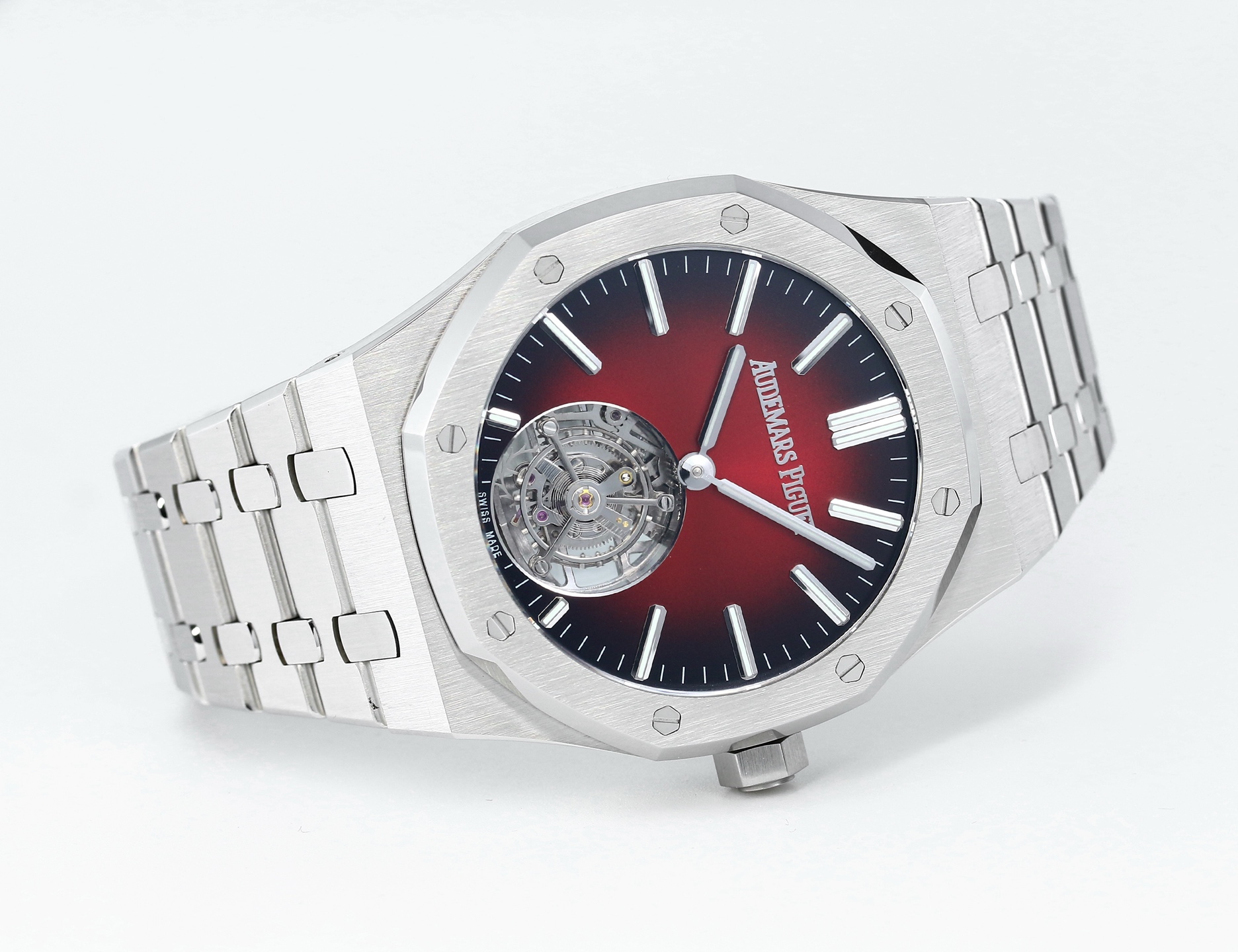 Replika dünyasının zirve yapımı! BBS Factory 2025 gururla sunar — Audemars Piguet Royal Oak otomatik kurulumlu uçan tourbillon kol saati — 147. fotoğraf