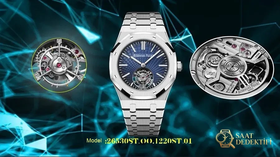 Replika dünyasının zirve yapımı! BBS Factory 2025 gururla sunar — Audemars Piguet Royal Oak otomatik kurulumlu uçan tourbillon kol saati - Rotor Dönüşü ve Rulman Aksamı