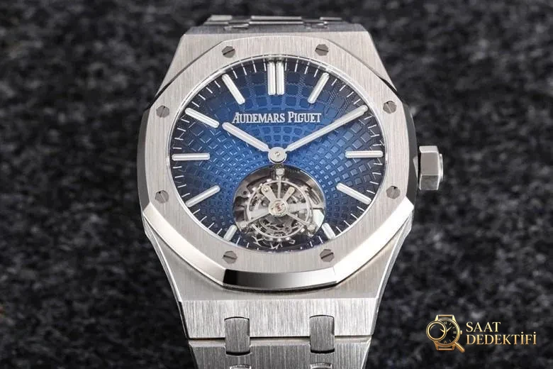 Replika dünyasının zirve yapımı! BBS Factory 2025 gururla sunar — Audemars Piguet Royal Oak otomatik kurulumlu uçan tourbillon kol saati - Bezel Tıklama Hissi ve Numara Dolguları