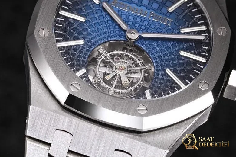 Replika dünyasının zirve yapımı! BBS Factory 2025 gururla sunar — Audemars Piguet Royal Oak otomatik kurulumlu uçan tourbillon kol saati - Toka İçi Gravürler ve Lazer Kodları