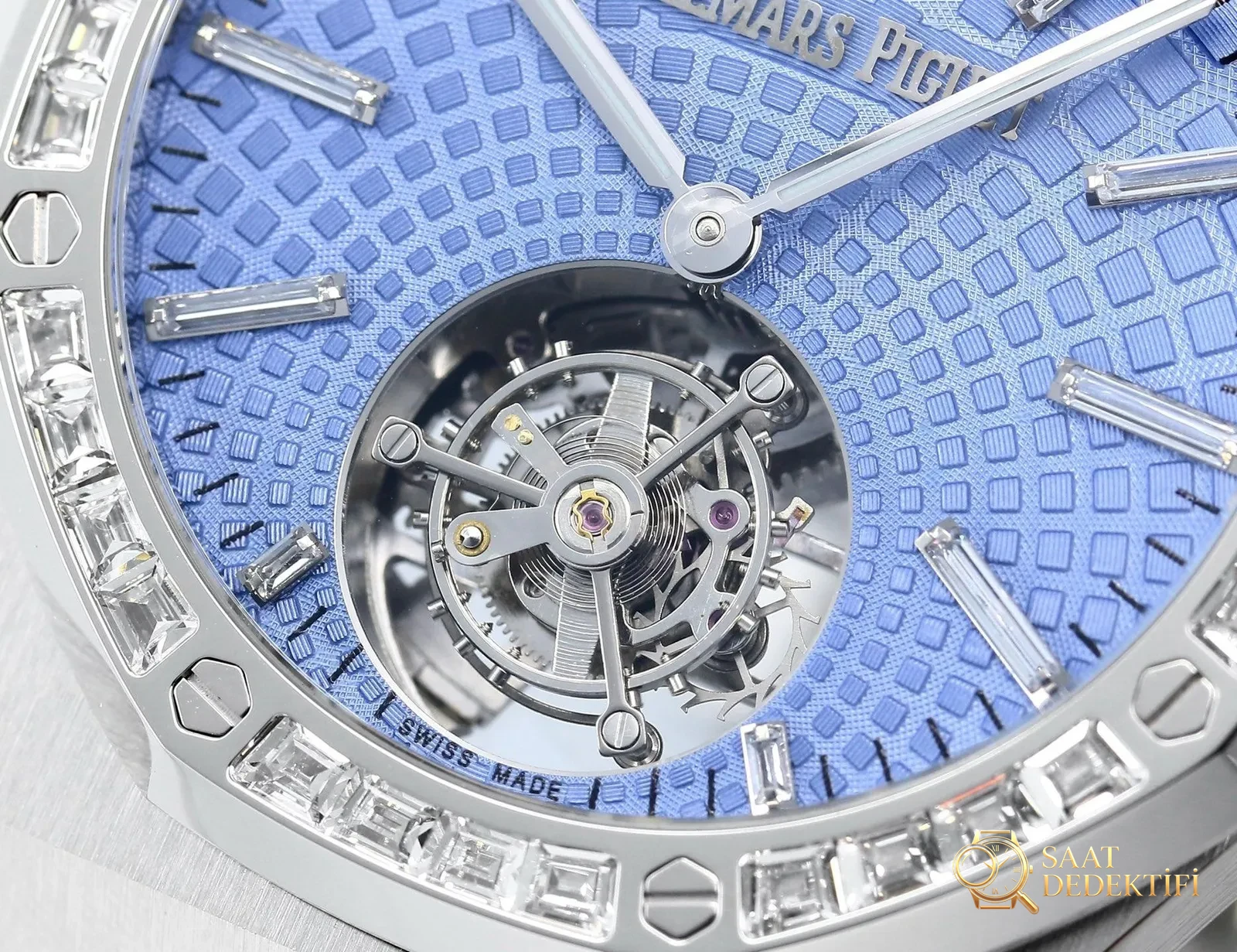 Replika dünyasının zirve yapımı! BBS Factory 2025 gururla sunar — Audemars Piguet Royal Oak otomatik kurulumlu uçan tourbillon kol saati - Kadran İbreleri ve Saniye Akışı