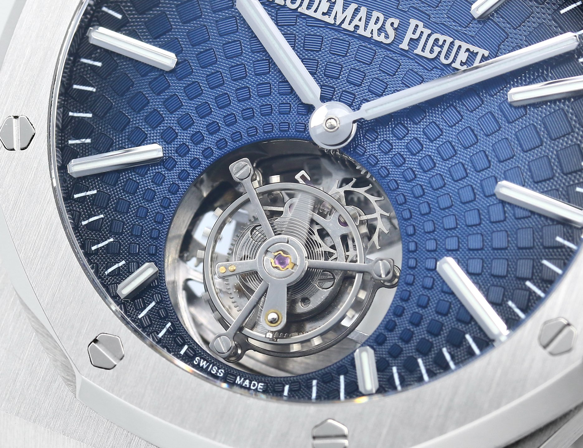 Replika dünyasının zirve yapımı! BBS Factory 2025 gururla sunar — Audemars Piguet Royal Oak otomatik kurulumlu uçan tourbillon kol saati — 29. fotoğraf