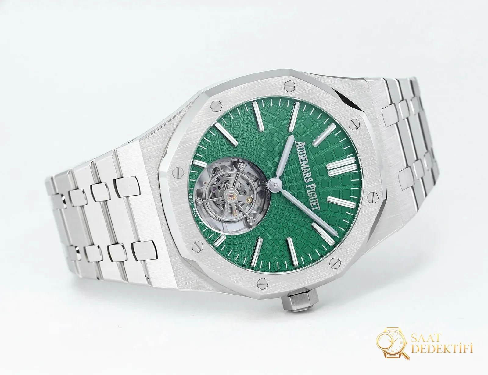 Replika dünyasının zirve yapımı! BBS Factory 2025 gururla sunar — Audemars Piguet Royal Oak otomatik kurulumlu uçan tourbillon kol saati - Yan Profil Kalınlık ve Ergonomik Kavis