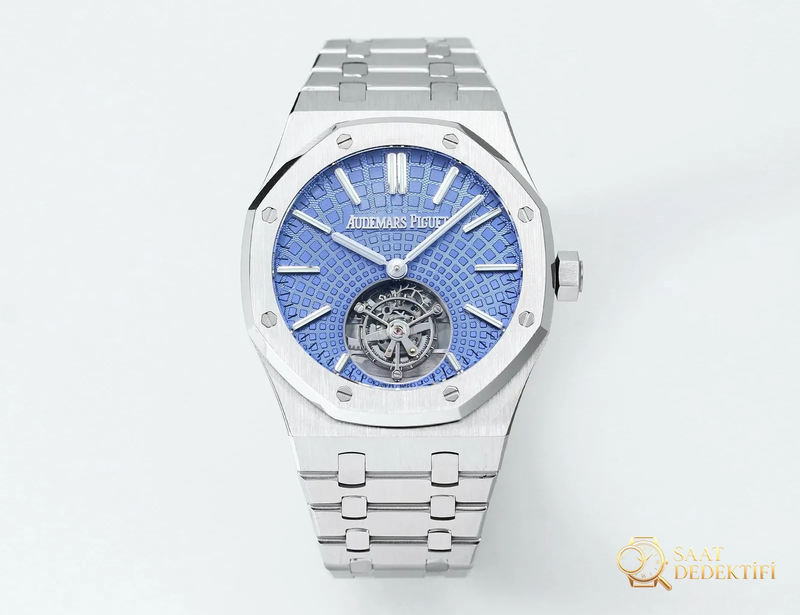 Replika dünyasının zirve yapımı! BBS Factory 2025 gururla sunar — Audemars Piguet Royal Oak otomatik kurulumlu uçan tourbillon kol saati - Kadran Alt Kadranları ve İğne Senkronizasyonu