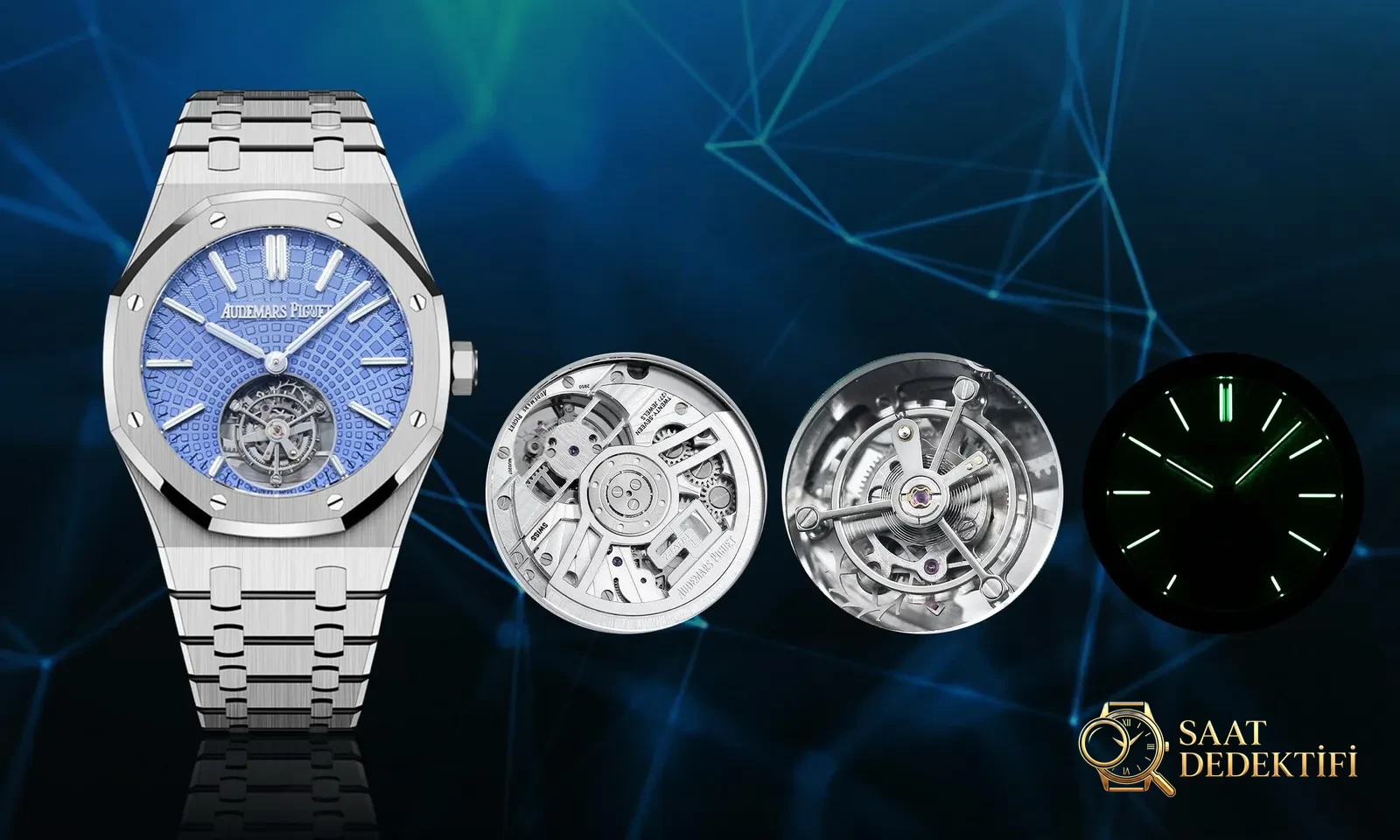 Replika dünyasının zirve yapımı! BBS Factory 2025 gururla sunar — Audemars Piguet Royal Oak otomatik kurulumlu uçan tourbillon kol saati - Saat İbreleri Elmas Kesim Yansımaları