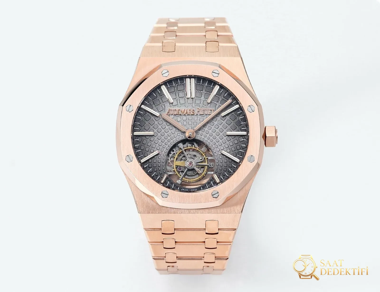 Replika dünyasının zirve yapımı! BBS Factory 2025 gururla sunar — Audemars Piguet Royal Oak otomatik kurulumlu uçan tourbillon kol saati - Kasa Profili ve Kurma Kolu İncelemesi