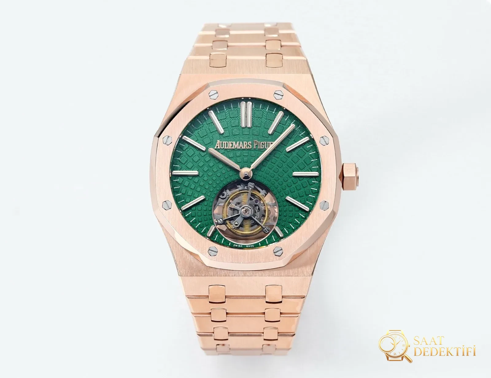 Replika dünyasının zirve yapımı! BBS Factory 2025 gururla sunar — Audemars Piguet Royal Oak otomatik kurulumlu uçan tourbillon kol saati - Tarih Penceresi ve Büyüteç Netliği