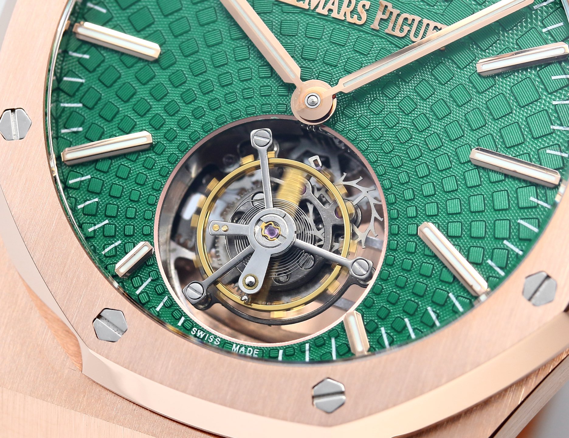 Replika dünyasının zirve yapımı! BBS Factory 2025 gururla sunar — Audemars Piguet Royal Oak otomatik kurulumlu uçan tourbillon kol saati — 67. fotoğraf