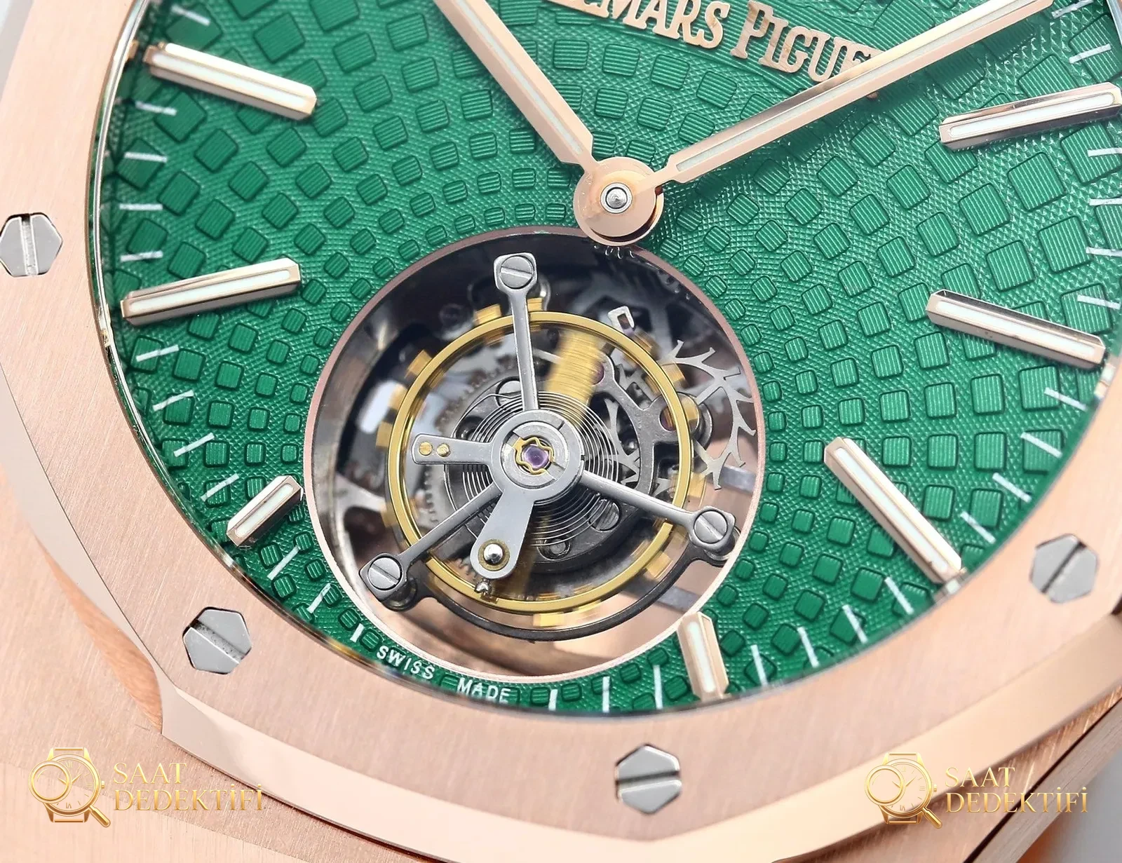 Replika dünyasının zirve yapımı! BBS Factory 2025 gururla sunar — Audemars Piguet Royal Oak otomatik kurulumlu uçan tourbillon kol saati - Lug ve Kordon Bağlantı Açıları