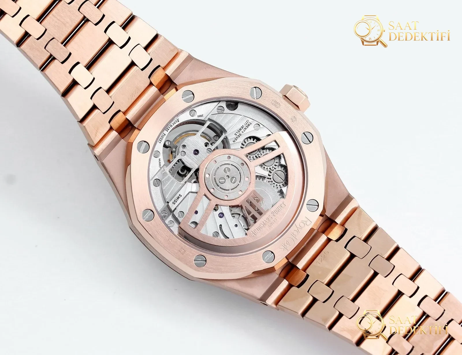 Replika dünyasının zirve yapımı! BBS Factory 2025 gururla sunar — Audemars Piguet Royal Oak otomatik kurulumlu uçan tourbillon kol saati - Kasa Yan Yüzey Fırçalama İşçiliği