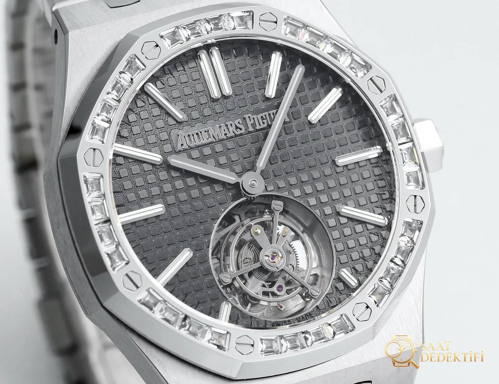 Replika dünyasının zirve yapımı! BBS Factory 2025 gururla sunar — Audemars Piguet Royal Oak otomatik kurulumlu uçan tourbillon kol saati - Balans Çarkı ve Zemberek Aksamı