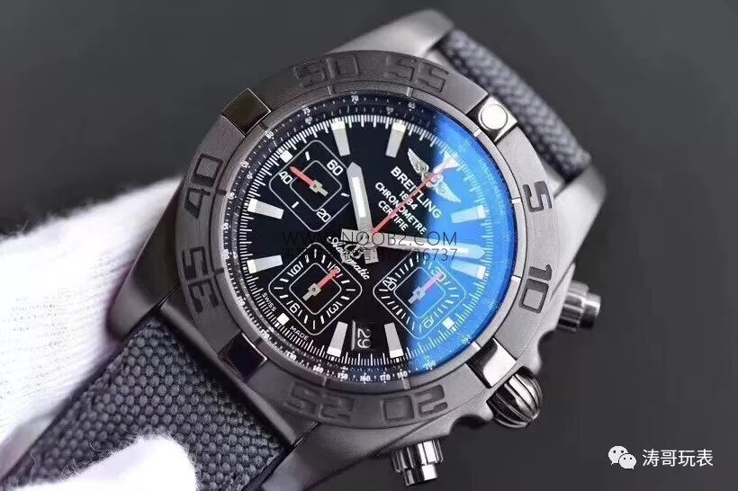 Replika GF Factory Breitling mekanik kronograf, sarı kadranlı 44 mm siyah çelik saat almaya değer mi? — 11. fotoğraf