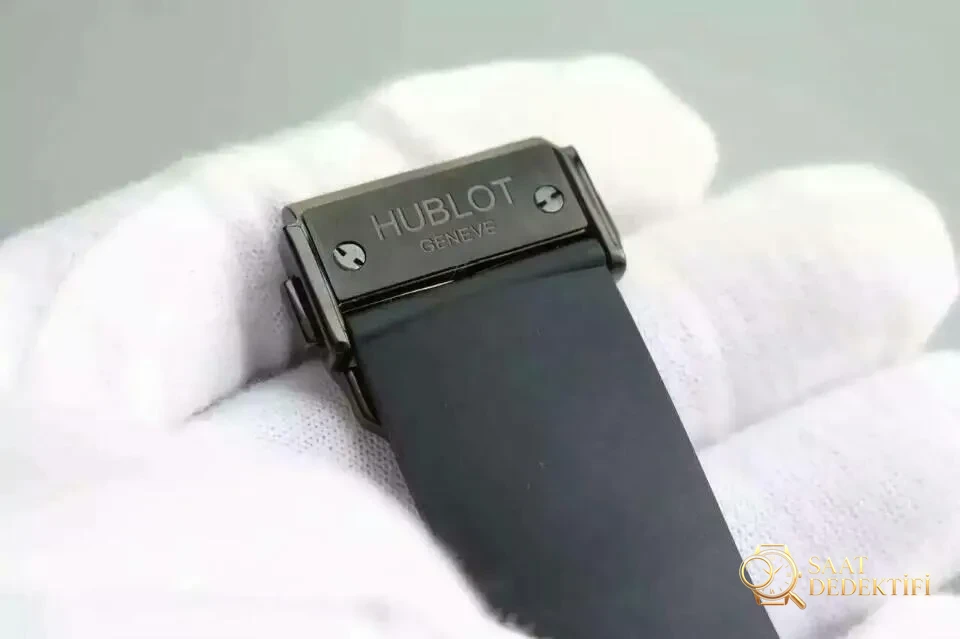Hublot Kauçuk Kayış Siyah