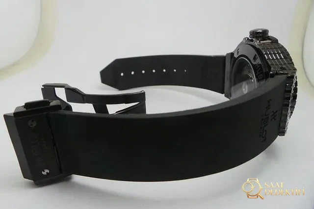 Hublot Black Cavair Siyah Kauçuk