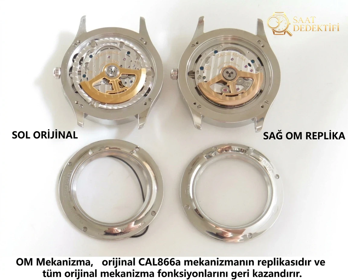 Replika OM Factory Jaeger-LeCoultre Master Tam Ay Fazı Takvimli Kol Saati 1558420 Gerçek-Replika Karşılaştırması ve Orijinal İncelemesi - Makro Kadran ve İndeks İşçiliği