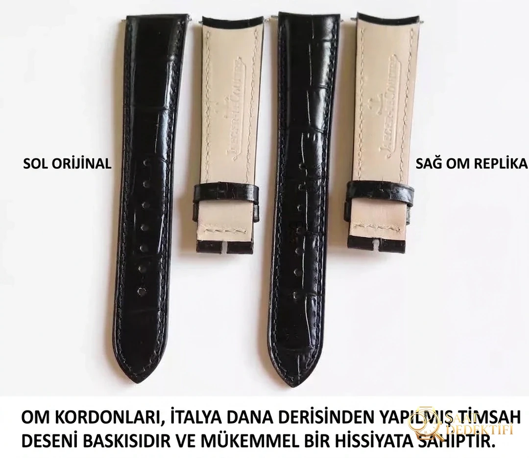 Replika OM Factory Jaeger-LeCoultre Master Tam Ay Fazı Takvimli Kol Saati 1558420 Gerçek-Replika Karşılaştırması ve Orijinal İncelemesi - Mekanizma Zemberek ve Balans Detayı