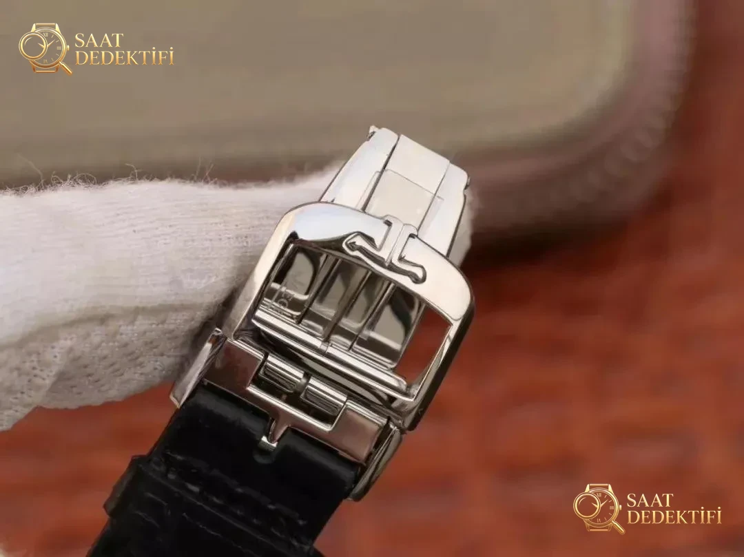 Replika OM Factory Jaeger-LeCoultre Master Tam Ay Fazı Takvimli Kol Saati 1558420 Gerçek-Replika Karşılaştırması ve Orijinal İncelemesi - Cam Yansıma Önleyici (AR) Kaplama