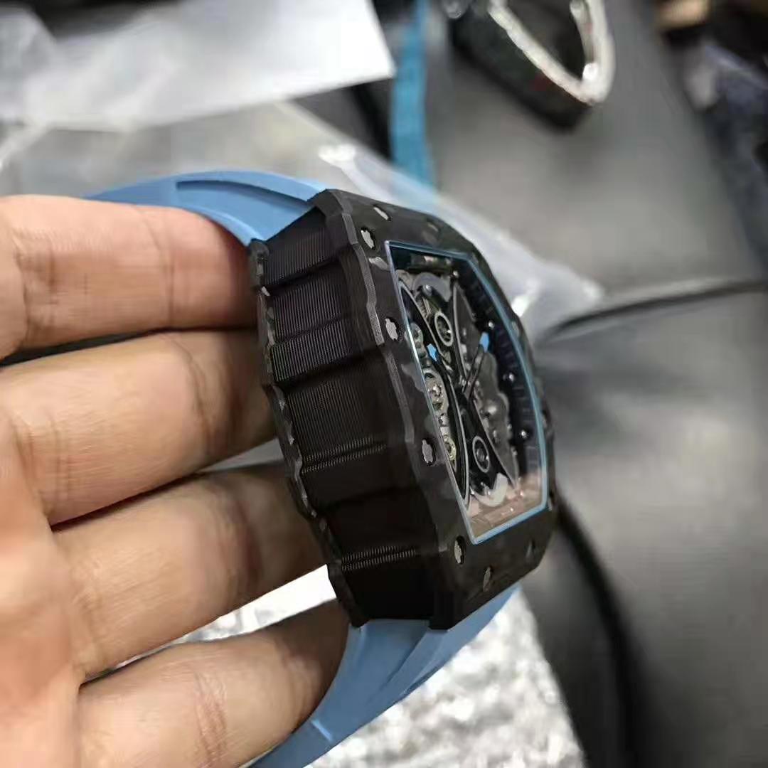 Replika Richard Mille RM53-01 Dövme Karbon Kasa