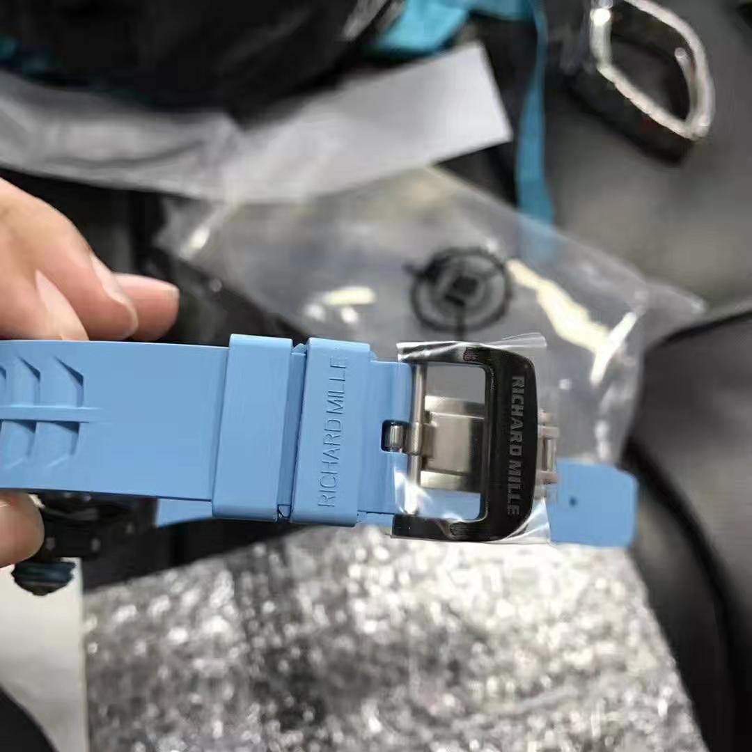 Richard Mille RM53-01 Mavi Kauçuk Kayış