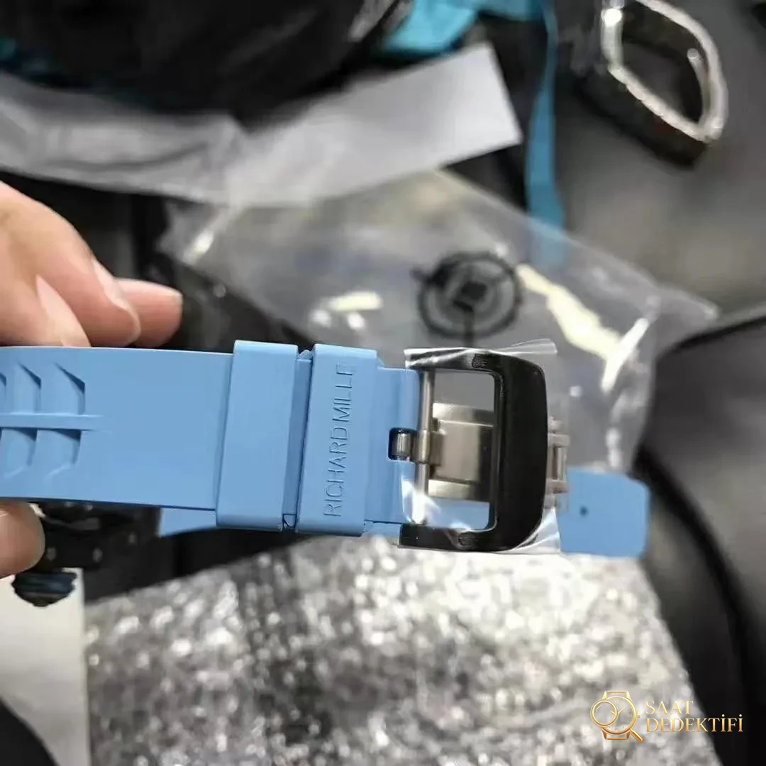 Richard Mille RM53-01 Mavi Kauçuk Kayış